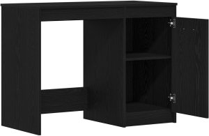 Biurko vidaXL Czarne 100 cm x 50 cm 5