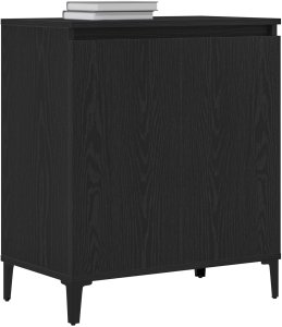 vidaXL Kredens Czarny dąb Płyta wiórowa Standard Kredens Prostokątny 3