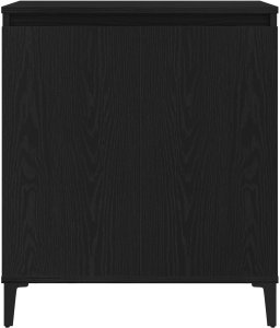 vidaXL Kredens Czarny dąb Płyta wiórowa Standard Kredens Prostokątny 7