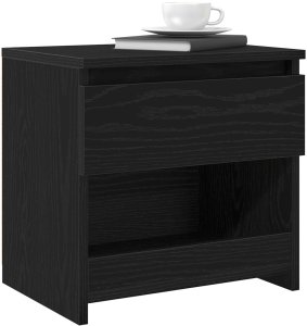 vidaXL Szafka nocna Czarny dąb Materiał drewnopochodny 40 x 30 x 39 cm 3