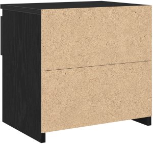 vidaXL Szafka nocna Czarny dąb Materiał drewnopochodny 40 x 30 x 39 cm 6