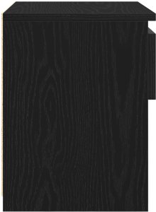 vidaXL Szafka nocna Czarny dąb Materiał drewnopochodny 40 x 30 x 39 cm 8
