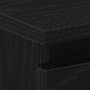 vidaXL Szafka nocna Czarny dąb Materiał drewnopochodny 40 x 30 x 39 cm 9