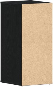 vidaXL Regał na buty Czarny dąb Kompaktowy 6