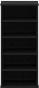 vidaXL Regał na buty Czarny dąb Kompaktowy 7