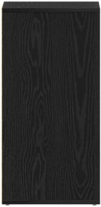 vidaXL Regał na buty Czarny dąb Kompaktowy 8