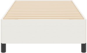Rama łóżka vidaXL Kremowa Drewno 90 x 190 cm Trwała Rama łóżka 5