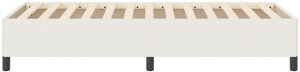 Rama łóżka vidaXL Kremowa Drewno 90 x 190 cm Trwała Rama łóżka 6