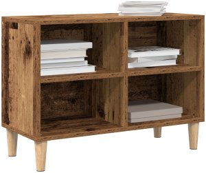 vidaXL Szafa na telewizor Stare drewno Średni 3