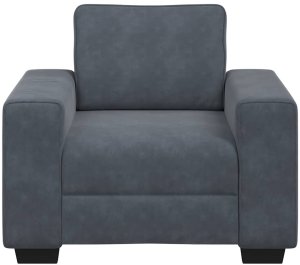 vidaXL Sofa Fotel Ciemnoszary 60 cm Aksamit 4