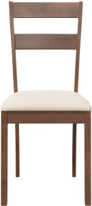 vidaXL Krzesła do jadalni z poduszkami 2 szt. lite drewno gumowe 5