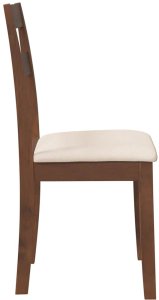 vidaXL Krzesła do jadalni z poduszkami 2 szt. lite drewno gumowe 6