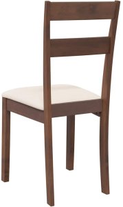 vidaXL Krzesła do jadalni z poduszkami 2 szt. lite drewno gumowe 7