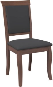 vidaXL Krzesła do jadalni z poduszkami 2 szt. lite drewno gumowe 4