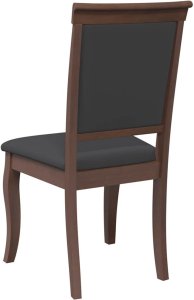 vidaXL Krzesła do jadalni z poduszkami 2 szt. lite drewno gumowe 7