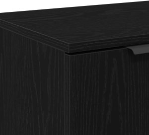 vidaXL Szafka TV Czarny dąb Średni 9