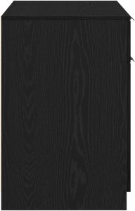 vidaXL Biurko Czarny dąb Drewno kompozytowe 90 x 50,5 x 75 cm 8