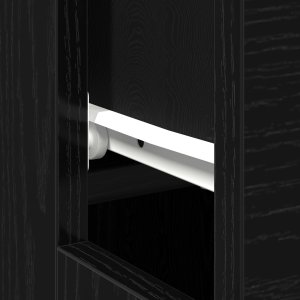 vidaXL Biurko Czarny dąb Drewno kompozytowe 90 x 50,5 x 75 cm 9