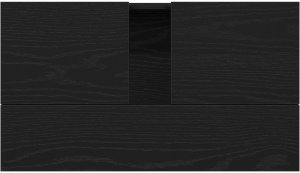 vidaXL Szafka z umywalką Czarny dąb Drewno kompozytowe 58 x 33 x 50 cm 9