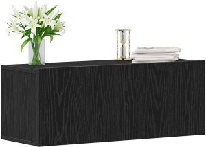 vidaXL Szafki RTV Czarny dąb 80 x 30 x 30 cm 3