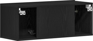 vidaXL Szafki RTV Czarny dąb 80 x 30 x 30 cm 6