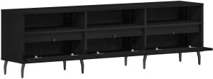 vidaXL Szafka RTV Czarny Dąb Duży 5