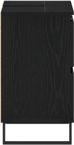 vidaXL Szafka Łazienkowa Czarny Dąb Drewno Inżynieryjne Kompaktowa 7