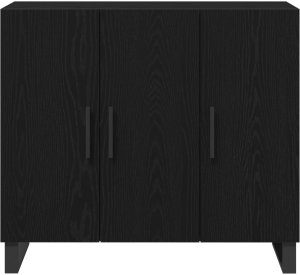 vidaXL Szafka Czarny dąb Średni Bufet 6