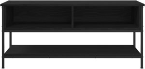vidaXL Szafka pod telewizor Czarny dąb Średni 5