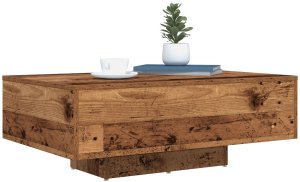 vidaXL Stolik kawowy Stare drewno 85 x 55 x 31 cm 3