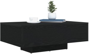 vidaXL Stolik kawowy Czarny dąb Drewno 85 x 55 x 31 cm Nowoczesny 3