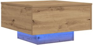 vidaXL Stolik kawowy Wykończenie z litego dębu Lite drewno dębowe 2