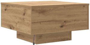 vidaXL Stolik kawowy Wykończenie z litego dębu Lite drewno dębowe 8