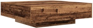 vidaXL Stolik kawowy Stare drewno Lite drewno 100 x 100 x 31 cm 5