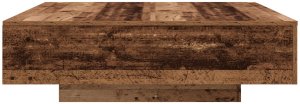 vidaXL Stolik kawowy Stare drewno Lite drewno 100 x 100 x 31 cm 7