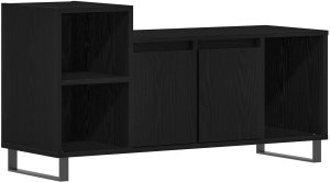 vidaXL szafka TV Czarny Dąb Drewno Inżynieryjne Standard 2