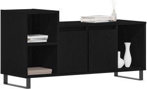 vidaXL szafka TV Czarny Dąb Drewno Inżynieryjne Standard 3