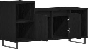 vidaXL szafka TV Czarny Dąb Drewno Inżynieryjne Standard 5
