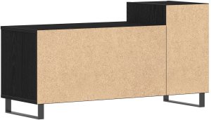 vidaXL szafka TV Czarny Dąb Drewno Inżynieryjne Standard 8