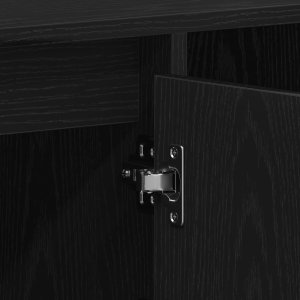 vidaXL szafka TV Czarny Dąb Drewno Inżynieryjne Standard 9