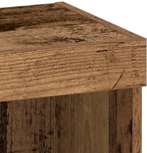 vidaXL Szafka RTV Stare drewno Lite drewno Średnia Rustykalna półka 10