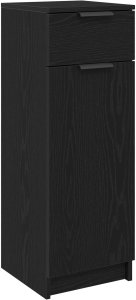 vidaXL Szafki i przechowywanie czarny dąb MDF, fornirek czarnego dębu 2