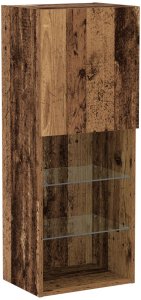 vidaXL Stolik TV Stare drewno Drewno inżynieryjne Średni 2