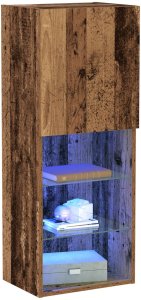 vidaXL Stolik TV Stare drewno Drewno inżynieryjne Średni 3