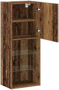 vidaXL Stolik TV Stare drewno Drewno inżynieryjne Średni 5