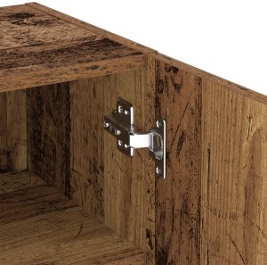 vidaXL Stolik TV Stare drewno Drewno inżynieryjne Średni 9