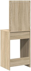 vidaXL Dąb Sonoma Płyta wiórowa 50 x 41 x 135 cm Elegancka toaletka 7