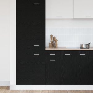 vidaXL szafka kuchenna czarny dąb drewno inżynieryjne 30 x 46 x 81,5 cm 4