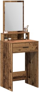 vidaXL Stare drewno 50 x 41 x 140 cm Lustro 3