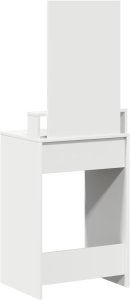 vidaXL Biały MDF 50 x 41 x 140 cm Toaletka Prostokątna Nowoczesna 7